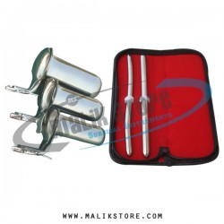 Hegar uterine dilator set 2pieces 9-10, 11-12, collin 3pcs